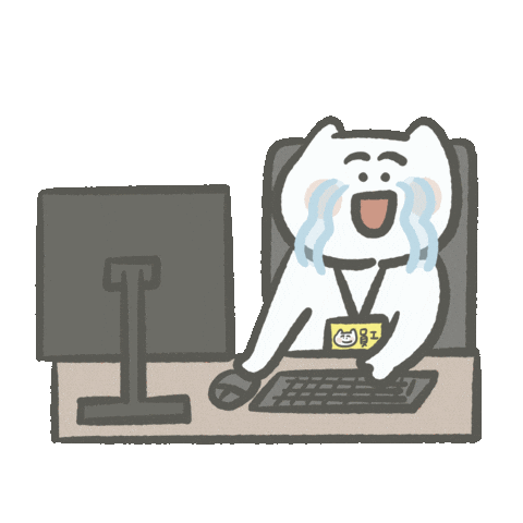 Cry 哭 Sticker
