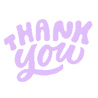 Thanks Thank You Sticker by Molly Jacques