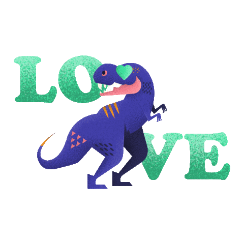 JutaStudio giphyupload love heart illustration Sticker