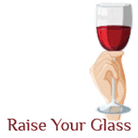 exoticwineclub cheers weekend wine glass Sticker