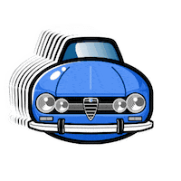 yosfjwk car cars alfaromeo carwaee Sticker