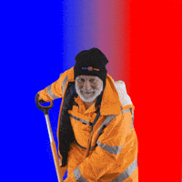 Wild-Panda schnee putzen polieren gebäudereinigung GIF