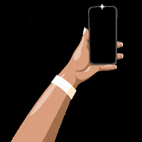 TatiBarinova mobile phone hand selfie GIF