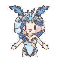 Girl Summer Sticker by Fluffy the Thunder God 雷神阿毛