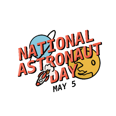 NationalAstronautDay giphyupload space stars moon Sticker