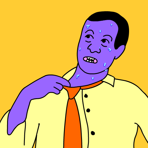 Sweating Heat Wave GIF by GIPHY Studios 2018
