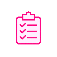 Pink Check Sticker