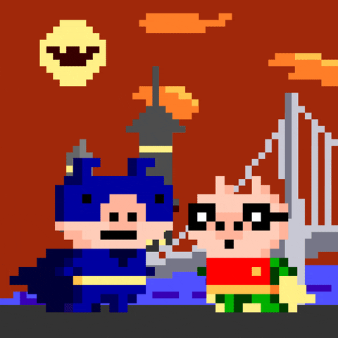 batman and robin halloween GIF by Gimi - Pocket Money Manager