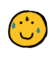 Happy Heat Sticker by Jonny Bummers