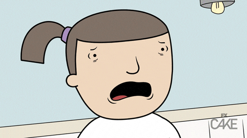 Scared Scream GIF by Cake FX