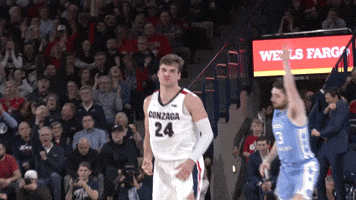 GonzagaBulldogs celebration basketball okay shrug GIF