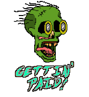 Party Pixel Sticker by VOIDCUBE