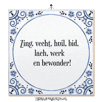 Nl Werk Sticker by Tegelspreuken.nl