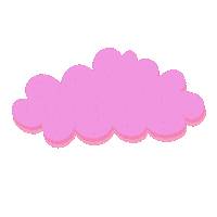 Pink Cloud Sticker