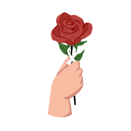 nizart_palette giphyupload rose flag freedom Sticker