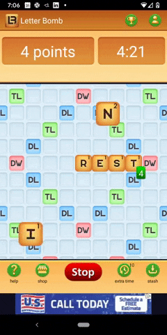 letterbombgame giphyupload game wordgame letterbomb GIF