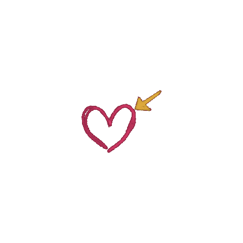 In Love Heart Sticker