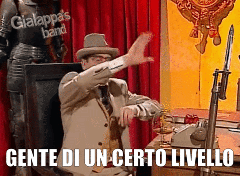fabio de luigi mai dire gol GIF