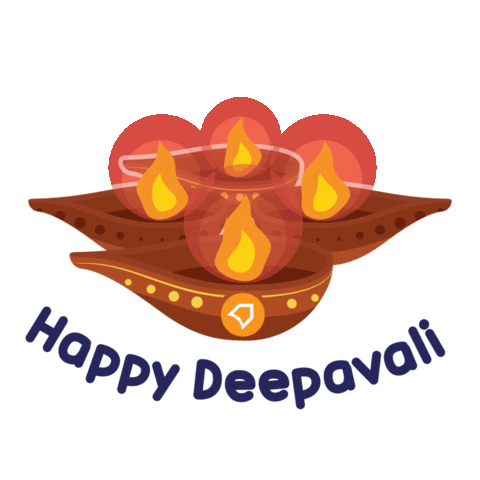 Festival Of Lights Rangoli Sticker by Geniebook