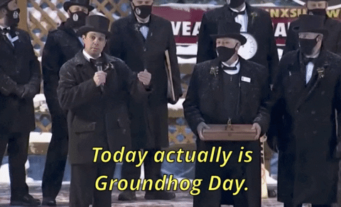 Groundhog Day GIF by GIPHY News