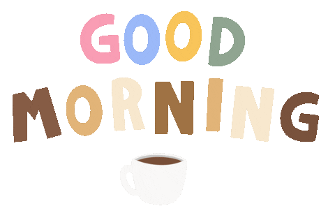 Sleepy Good Morning Sticker by Elisa Falchini