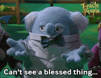 Cant See Stop-Motion GIF by Fire Mountain Productions