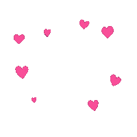 sadelart love heart pink like Sticker
