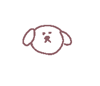 Dog いぬ Sticker