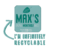 maxsmints vegan natural max organic Sticker