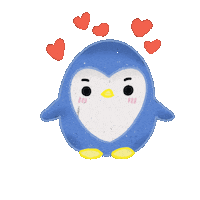 Penguin Love Sticker