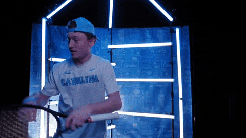 University Of North Carolina Tennis GIF by UNC Tar Heels