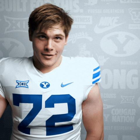 Byu Football Gocougs GIF by BYU Cougars