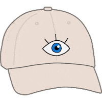 Third Eye Wink Sticker by Joe Daley