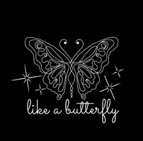 Butterfly Oneline GIF