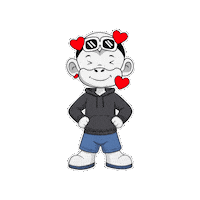 Love Eyes Sticker by Zhot