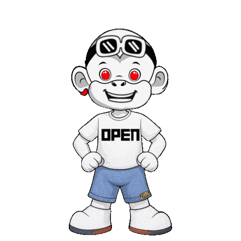 Go Peace Out Sticker by Zhot