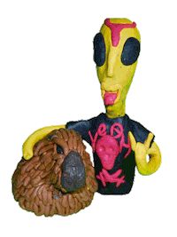 YeahSkateboards alien capivara yeah skateboards giugliodelia Sticker