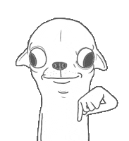 Dog Swipe Up Sticker by godgwawa