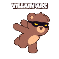 Teddy Bear Running Sticker by BEARISH