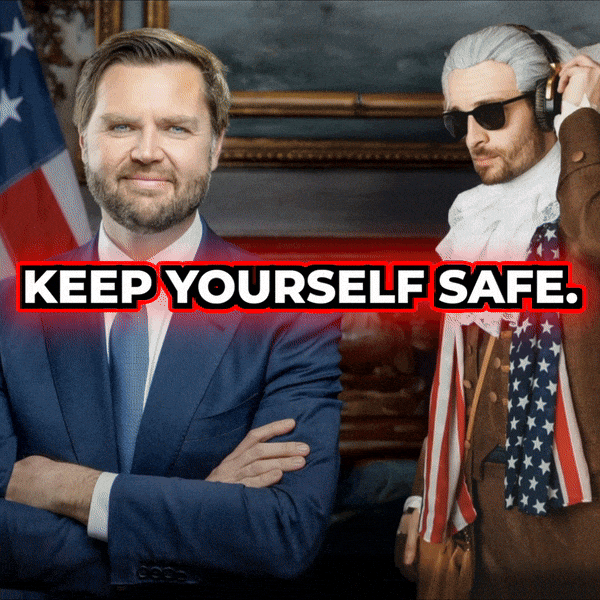 Be Safe Founding Father GIF