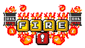 Fire Ball Sticker