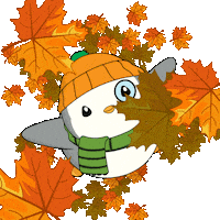 Happy Its Fall Sticker by Pudgy Penguins