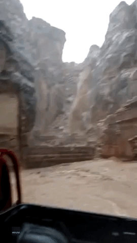 Jordan's Famous Historical Site in Petra Evacuated as Floodwaters Rush Into Gorge