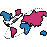 Fly Workabroad Sticker by JobSquad