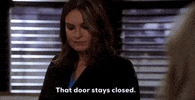Olivia Benson Door GIF by Wolf Entertainment