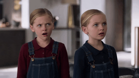 Shocked Twins GIF by ABC Network