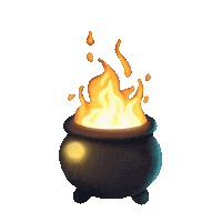 Fire Witch Sticker