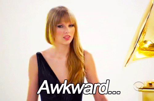 Awkward Taylor Swift GIF