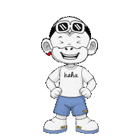 Laugh Out Loud Tee Hee Sticker by Zhot