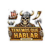 Skull Hablar Sticker